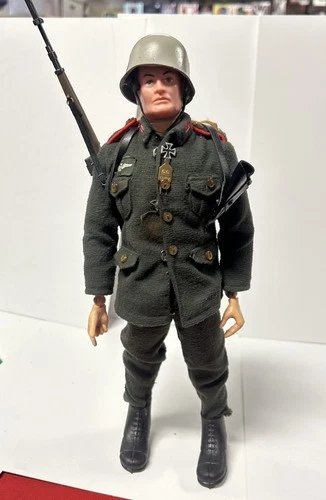 Vintage Gi Joe German Soldier 1964 Red Hair Accessories Clothes Figure