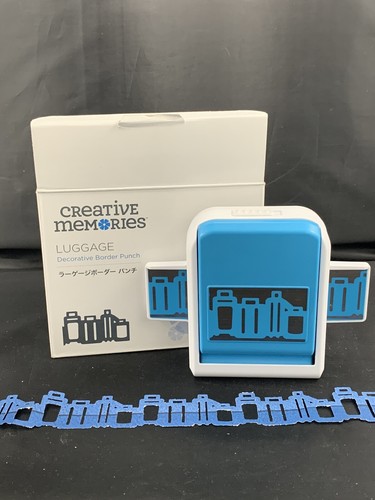 Creative Memories Gepäck Reise Bordüre Papier Stanzer Scrapbooking Handwerk NEU Neu im Karton