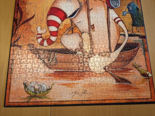 🧩 Rowboat Zozoville | 1000 piezas Heye Puzzle I Johan Potma jigsaw 🧩 - Imagen 3 de 18