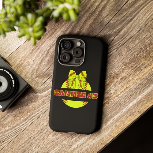 Personalized Softball Phone Case, Gifts for Athletes, Customize With Name Number - Picture 48 of 131