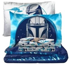 Star Wars the Mandalorian Kids Reversible Twin Bed Set-W50016555575