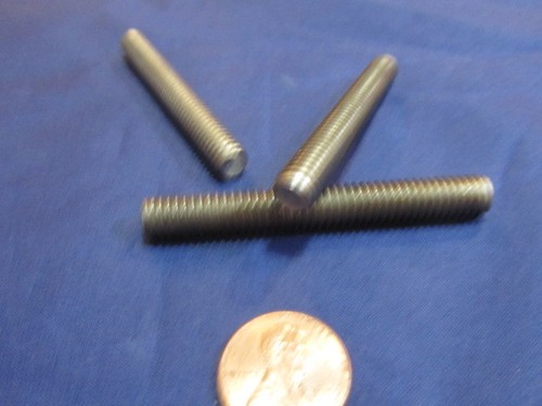 18-8 Edelstahl Gewindebolzen, RH, 5/16"-18 x 2 1/2" Länge, Packung mit 10 Stück - Bild 3 von 11
