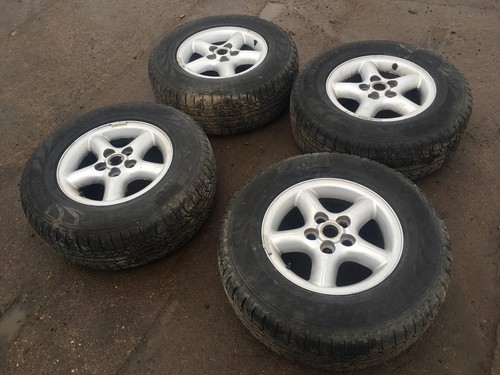 Range Rover P38 Kompletträder 4 x Alufelgen Felgen 16 Zoll & Reifen Pirelli M+S - Bild 2 von 12