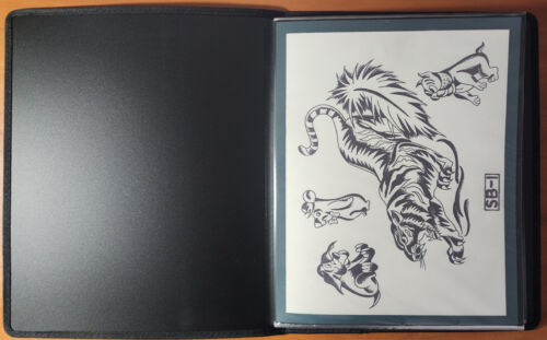 Sailor Barney Traditional Vintage Style Tattoo Flash Set Book 11X14 48 Sheets #1 - Afbeelding 1 van 24