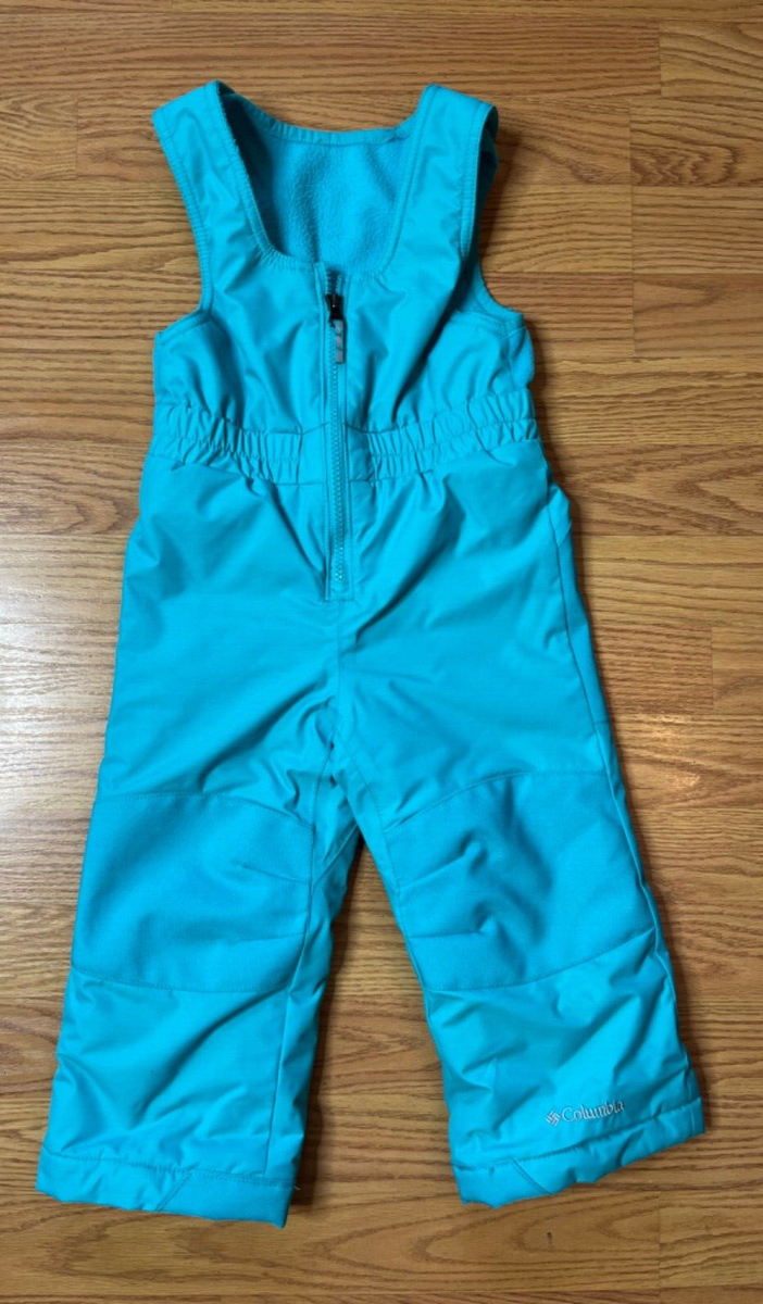 Columbia Ski Bib Toddler 2T Blue Omni Tech Snowboarding