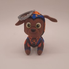 Paw Patrol Zuma Plush The Mighty Movie Stuffed Animal Toy Clip On 4" Spin Master