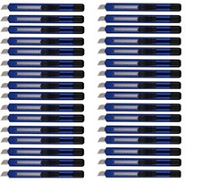 Cutter 9mm 1-1000 Cuttermesser Teppichmesser Paketmesser Kartonmesser mit Clip 