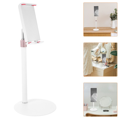 1PC Desktop Telefonspeicher Rack Phone Stand Tablet Support Rack (weiß) - 第 8/12 張圖片