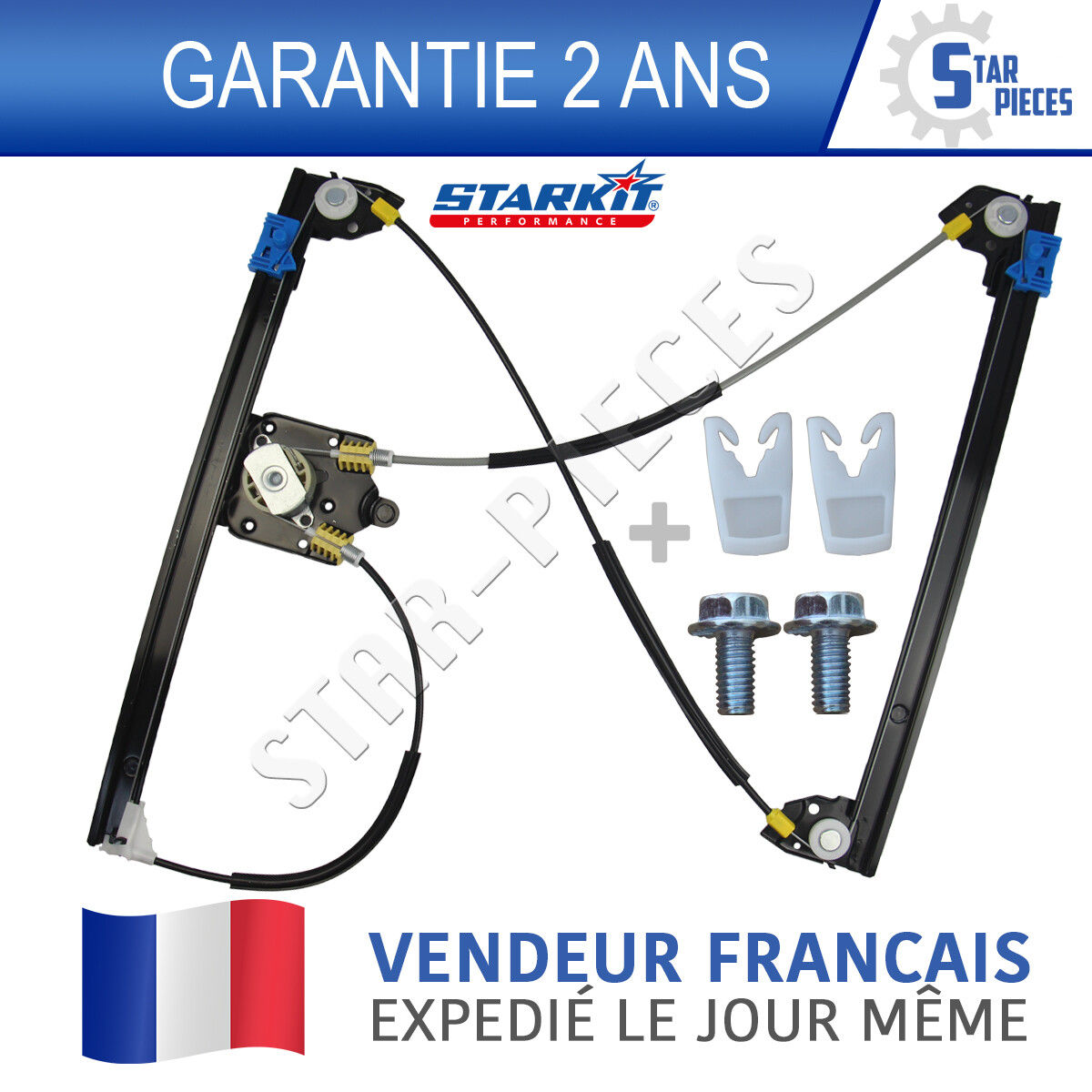 Lève-vitre avant gauche neuf Renault Laguna 2 II berline break estate 2001-2007 mécanique