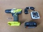 Genuine Ryobi 12V ~ 3/8" Compact Drill Kit w/ Li-Ion Battery & Charger (Hjp003)