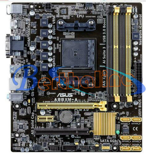 1 PIEZA USADO ASUS A88XM-A Socket FM2+ AMD A88X DDR3 mATX SATA 6Gb/s USB 3.1 - Imagen 1 de 2