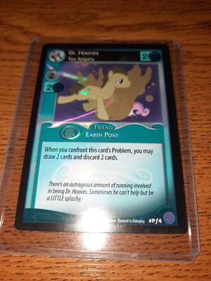 My Little Pony MLP TCG CCG Dr. Hooves Too Splashy #pf4 Promo
