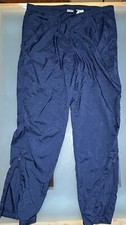 Vintage NIKE Navy Windbreaker Pants Size Large 12-14
