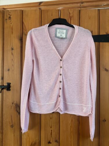 Quba & Co light pink linen cardigan, Size L / 3