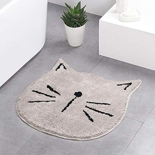 Bathroom Rug Non-Slip Soft Shower Mat Washable Absorbent for Living Room Bedroom