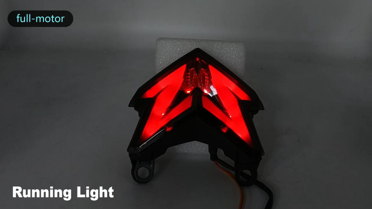 Clear Rear Brake LED Tail Light Fit For KAWASAKI Z125 2016-2022