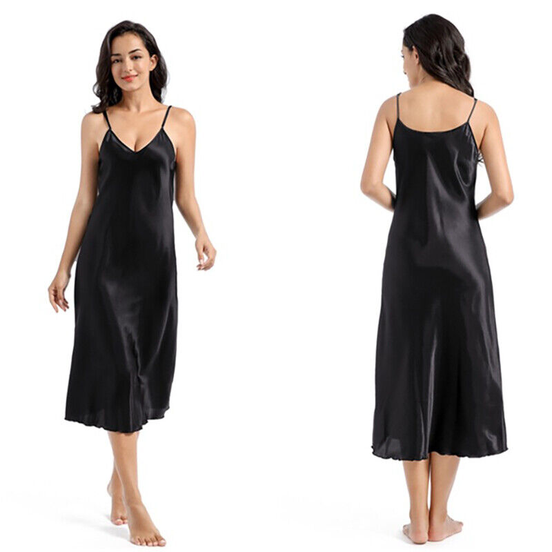 Lady Velvet Nightwear Set Robe Underdress Slip Dress Lace Splice Spaghetti  Strap