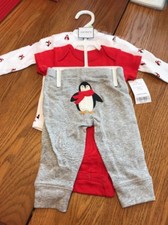 CARTER'S SLEEPER 3 Pieces Size 3M Ships N 24h