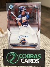 2023 Bowman Chrome Diego Mosquera Prospect 1st Auto #CPA-DM Mets $.99 Shipping