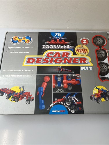 NIB Zoob ZoobMobile Car Designer 76 Piece Building Set Kit STEAM Educational Toy - Picture 2 of 24