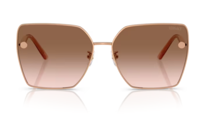 Versace 0VE2270D 141213 Rose Gold/Brown Gradient Square  display picture 2