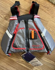 NEW AWESAFE ADULT RED  GRAY X-Small/Small WATERSPORT UNIVERSAL VEST