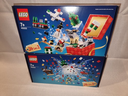 Lego 40222 y 40253 Creador Temporada Navidad Construcción Paquete de 2 - Nuevo Sellado - Imagen 2 de 7