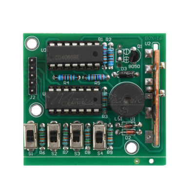 16 Music Sound Box Electronic Module DIY Kit Parts PCB Soldering Practice Kit