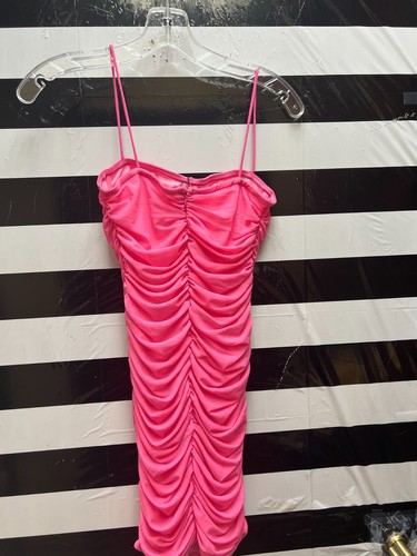 Women NWT "Superdown" pink, spaghetti straps, tube dress. Size XS - Picture 2 of 2