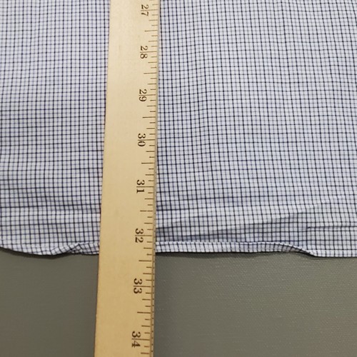 Canali Dress Shirt Mens 16 41 Blue Ghingam Cotton Made In Italy - Picture 6 of 10