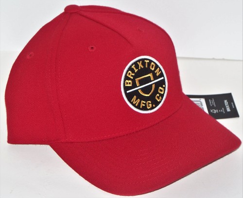 Brixton Crest C MP Red Trucker Adjustable Snapback hat cap - Picture 3 of 4