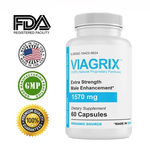 Male Enhancement 1570mg Viagrix Pills Bigger Performance Drive Boost Stamina