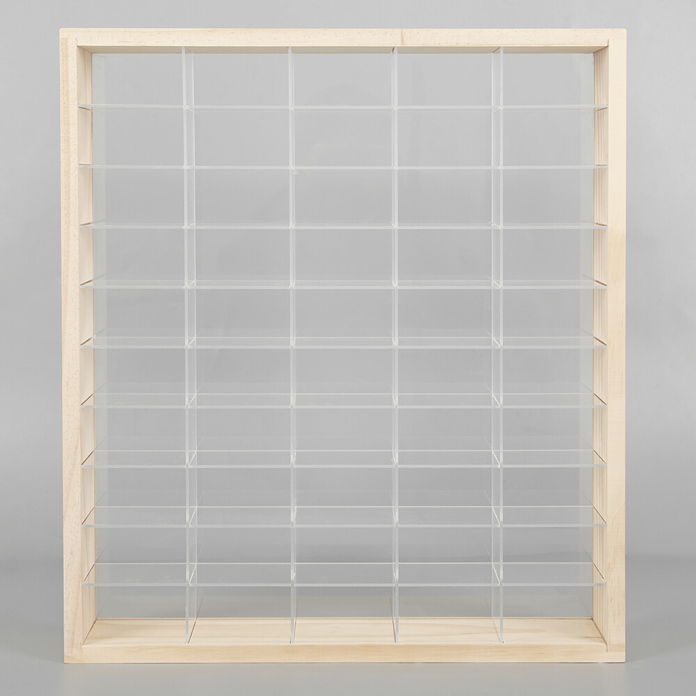 Wood 1:64 Toy Car Wall Shelf Hot wheels Matchbox Compatible Acrylic Display Case