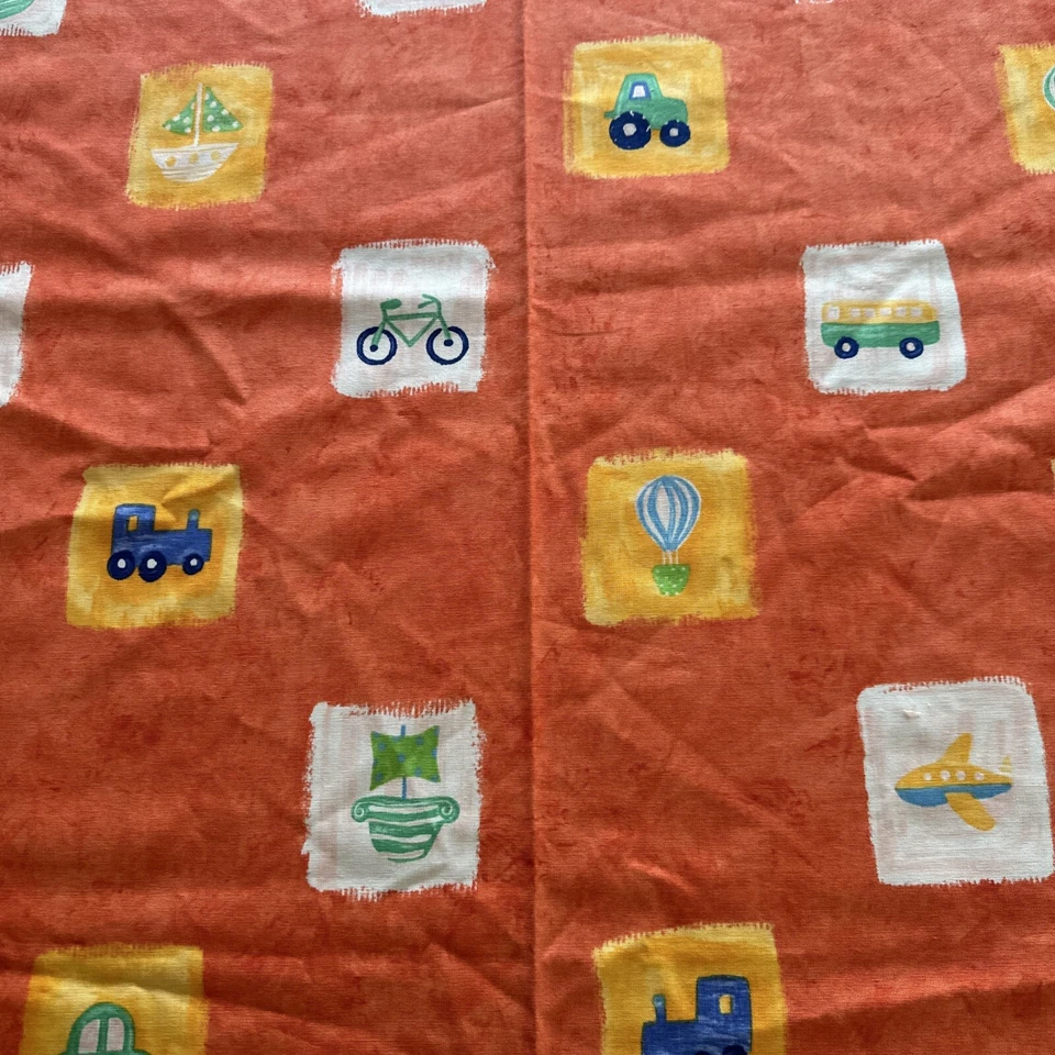 Panel grande para sala de exposición con tema de transporte de algodón de tela para niños caprichoso Foto 2 de 4