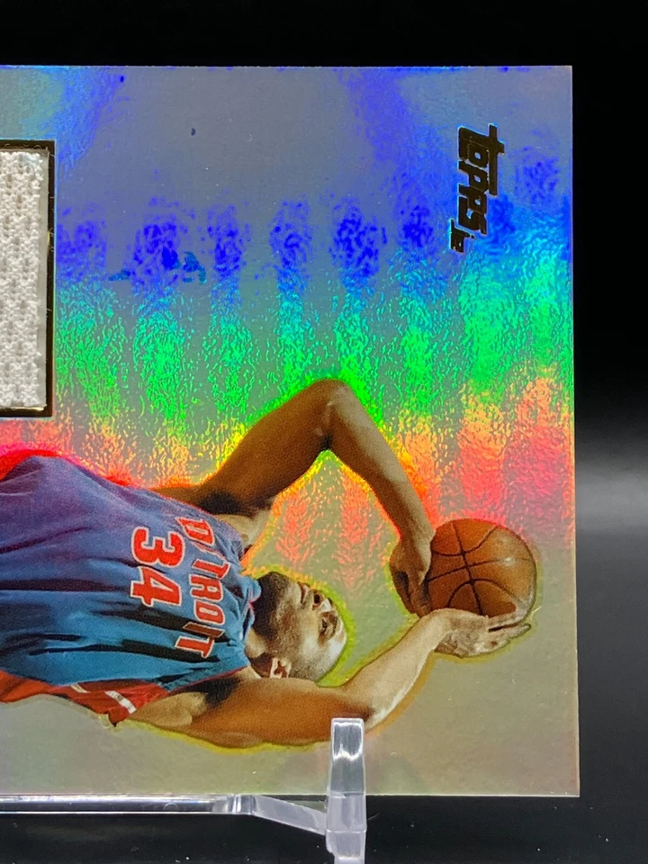 Tarjetas holográficas de jugador de baloncesto Corliss Williamson NBA Detroit Pistons Topps 2004 Foto 3 de 4