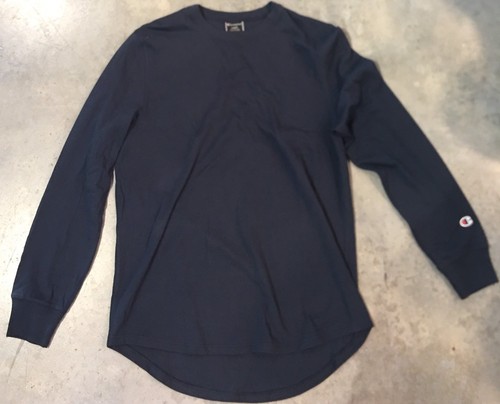 Brand New Champion Long Sleeve Tee In Blue Sz. Large NWOT 100% Authentic!! - Picture 2 of 9