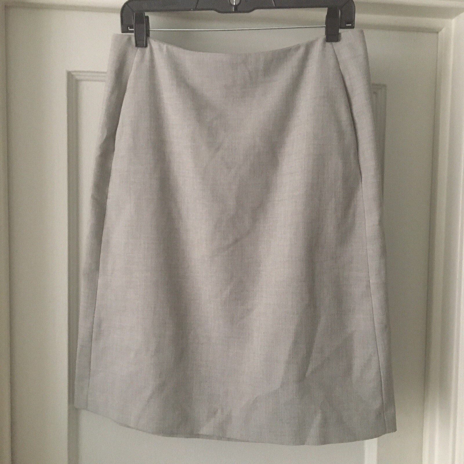 ZARA Gray Pencil Skirt with Pockets in Size 10 for Women-image