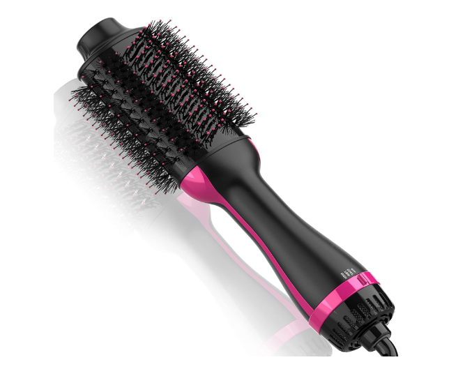 Hair Dryer Brush Blow Dryer, 4 in One Negative Ion Ceramic Hot Air