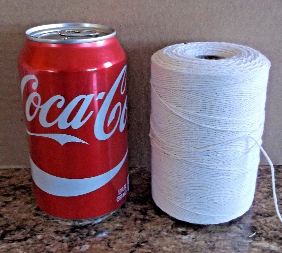 4 Natural Spools 8/4 Poly/Cotton Loom Weaving Rag Rug Carpet Warp Yarn ...