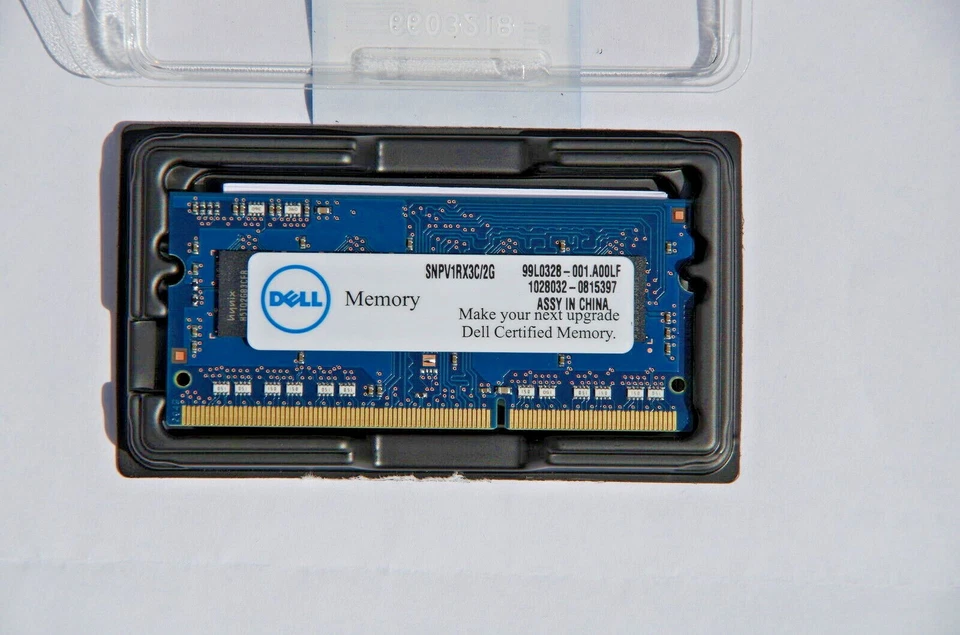 Dell Certified Laptop Memory Hynix 2GB PC3-10600S DDR3 1333MHz SNPV1RX3C V1RX3 - Image 2 of 3