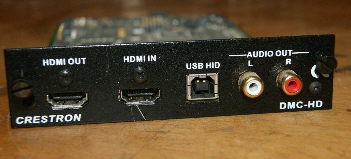 CRESTRON DMC-HD HDMI OUT & IN USB HID AUDIO OUT INPUT CARD DM-MD8X8 