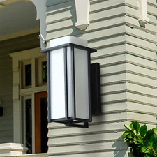 Modern Exterior LED Wall Light Sconce Outdoor Light 110V Exterior Wall Fixture