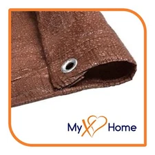 14 x 20 Brown Color 10 mil. Thick Heavy Duty Tarp by MyXOHome