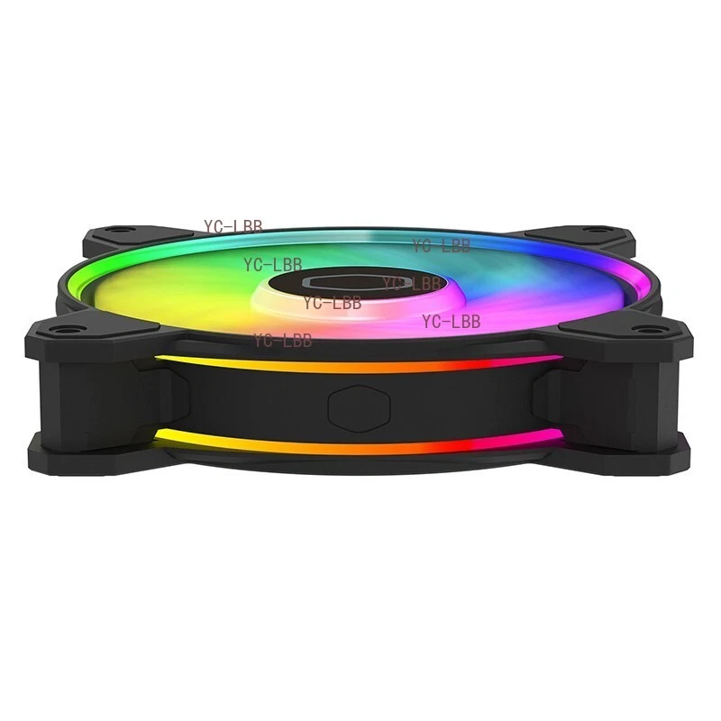 Cooler Master MasterFan MF120 Halo² Fan, Duo-Ring ARGB Gen 2 LED Rings, 120mm - Image 4 of 4