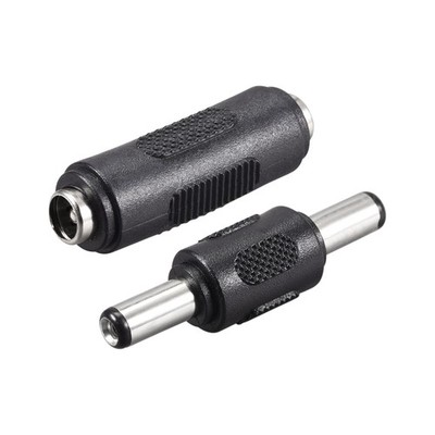 5Pack 5.5x2.1mm DC Power Jack Adapter Set Barrel Male-Male 5pcs Female-Female