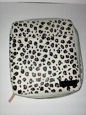 The Happy Planner Colorful Leopard Classic Zip Folio Planner Cover PRE OWNED