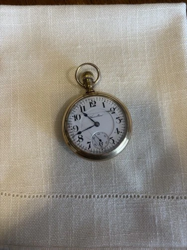 ANTIQUE HAMILTON OPEN FACE POCKET WATCH 21 JEWELS MODEL 940 GOLD FILLED