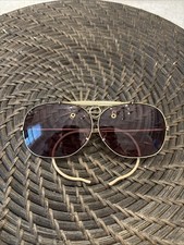 Vtg RAY-BAN B L 1/10 12k GF Kalichrome Bullet Hole Shooter Sunglasses USA