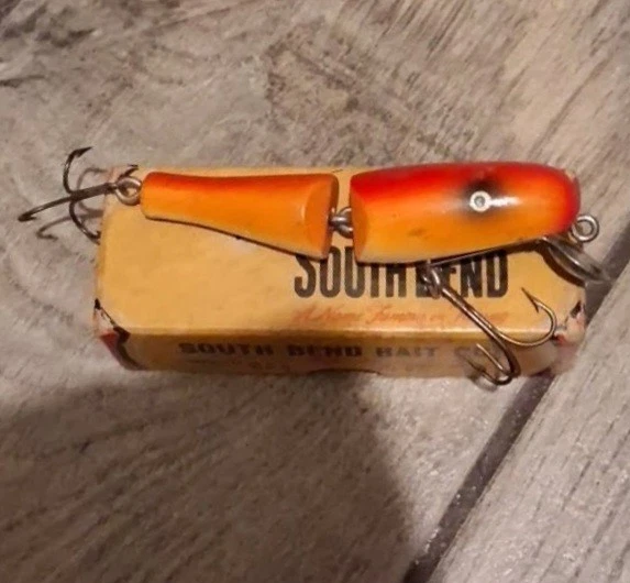 South Bend Wooden Vintage Fishing Lures with Original Box for sale