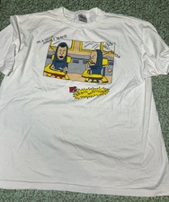 VTG 1995 Stanley Desantis Beavis  Butthead T-shirt White SIze XL